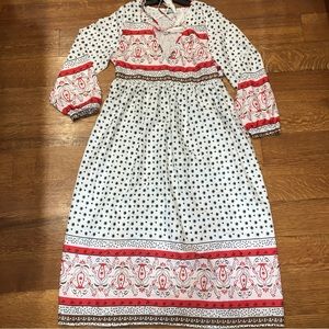 Hawalili Daytime boho V neck dress size Large